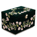 Wolf Zoe Large Jewellery Box Forest Green