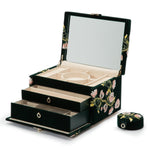 Wolf Zoe Medium Jewellery Box Forest Green