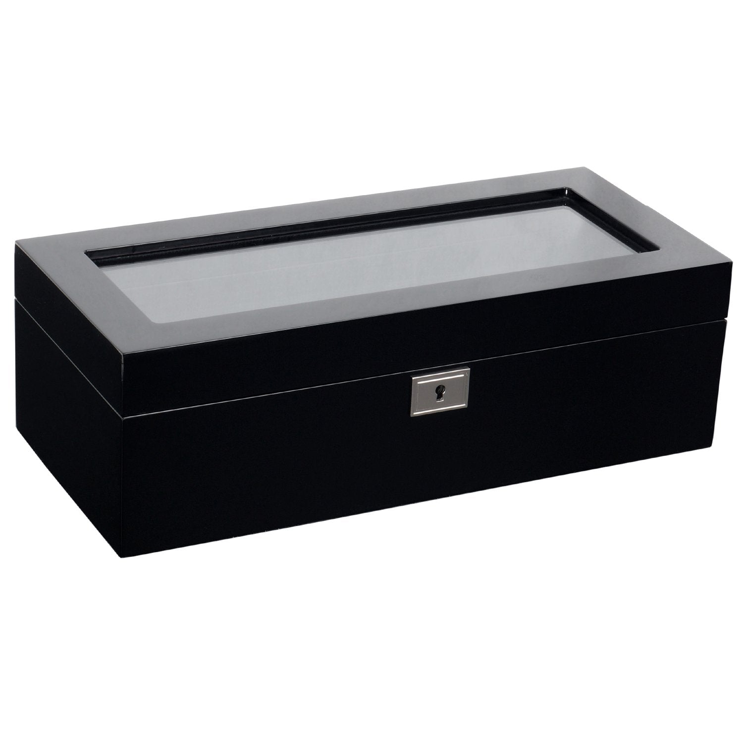 Wolf Savoy 5 Piece Watch Box Black Swiss Emporium