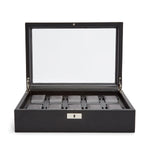 Wolf Viceroy 10 Pc Watch Box Black