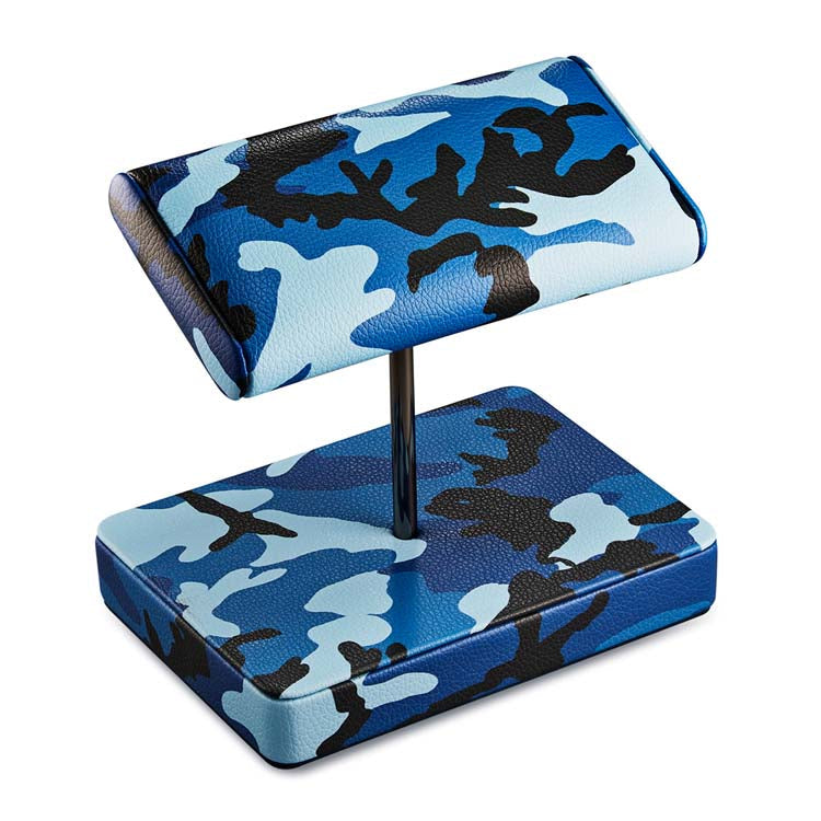 Wolf Elements Double Watch Stand Blue & Black