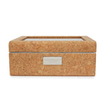 Wolf Analog Shift 8 Piece Watch Box Cork