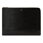 Wolf W Logo Laptop Sleeve Black