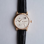 LANGE 1 - Pink gold with dial in argenté