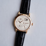 LANGE 1 - Pink gold with dial in argenté