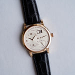 LANGE 1 - Pink gold with dial in argenté