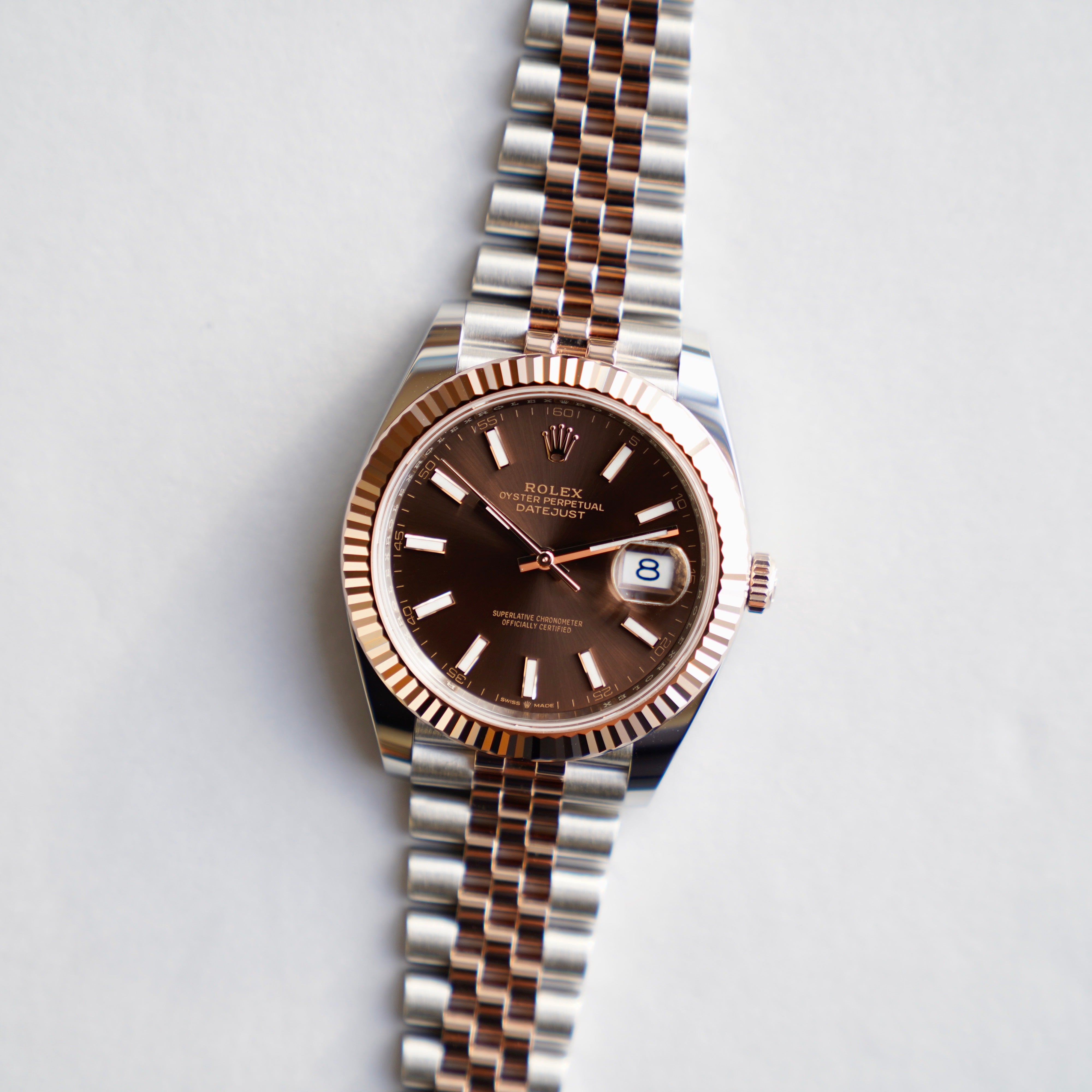 Rolex datejust chocolate dial Outlet