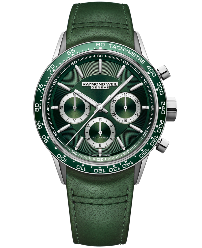 Green chronograph 2025