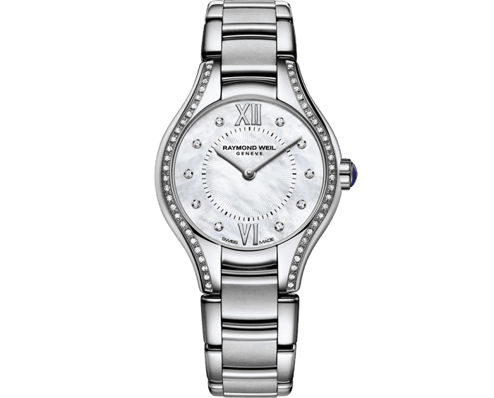 Noemia Ladies Quartz 62 Diamonds Mother of Pearl - 24mm